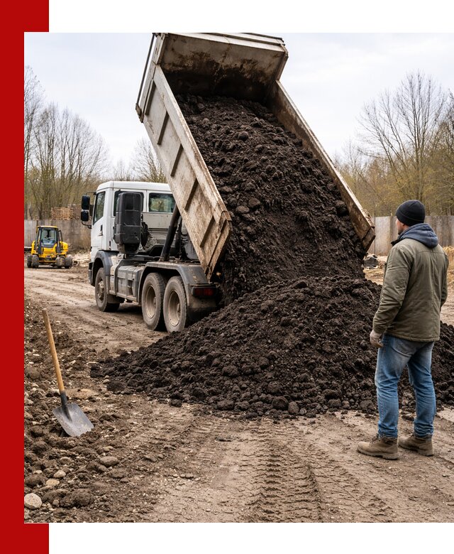 Доставка чернозема навалом в Слободской быстро и выгодно