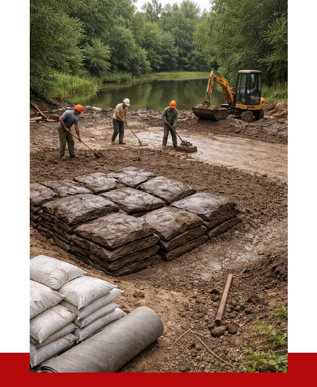 Купить глину для пруда в Слободской от 4637 р. с доставкой | ПРОНЕРУДСлб