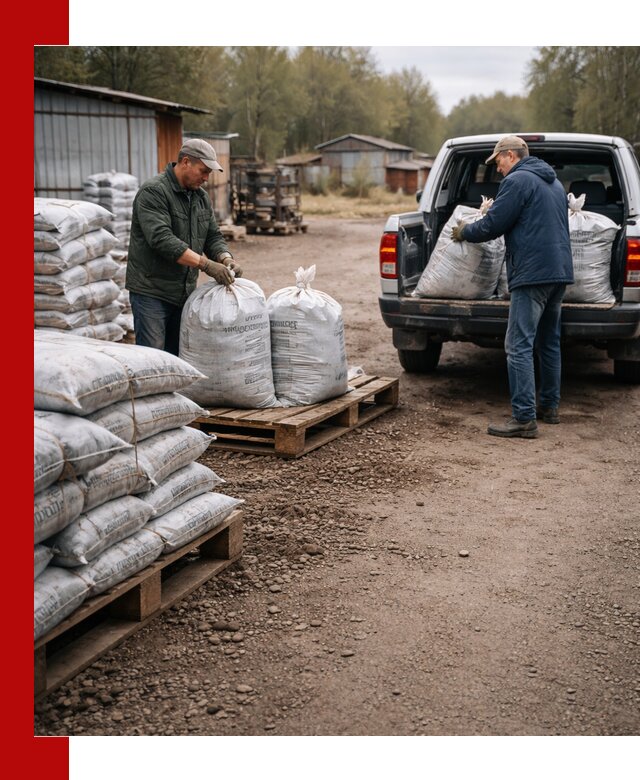 Купить конский навоз в мешках с доставкой в Слободской