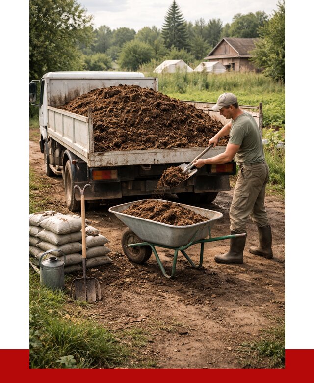 Купить коровий навоз с доставкой в Слободской от 1855 р. | ПРОНЕРУДСлб