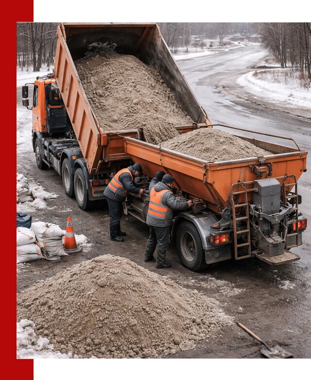 Поставка и вывоз пескосоля в Слободской оптом и в розницу