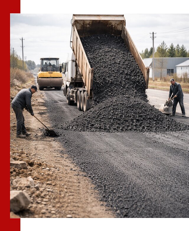 Асфальтовая крошка для дорог в Слободской — поставка и доставка