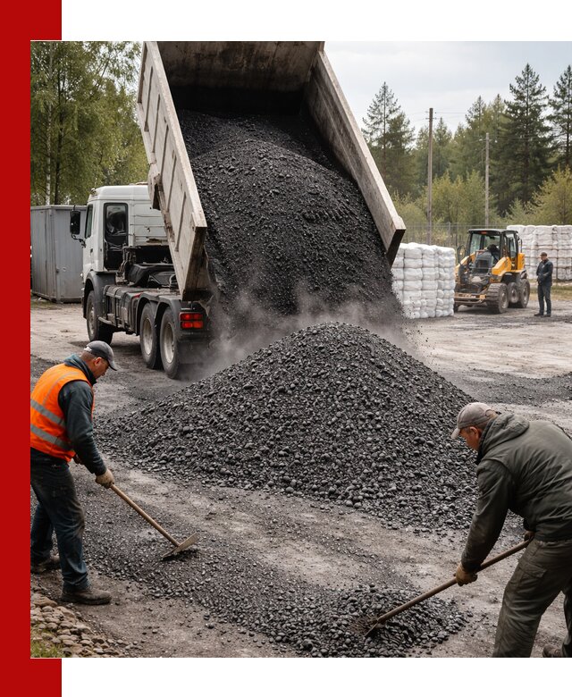 Доставка и продажа асфальтного гранулята в Слободской