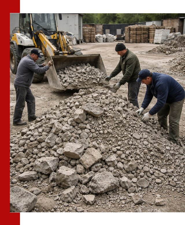 Демонтаж и вывоз бой бетона в Слободской