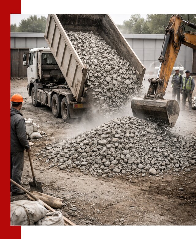 Доставка дробленого бетона в Слободской оптом и в розницу