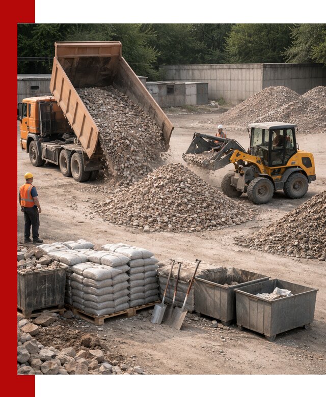 Вторичные материалы для отсыпки в Слободской — поставка и доставка