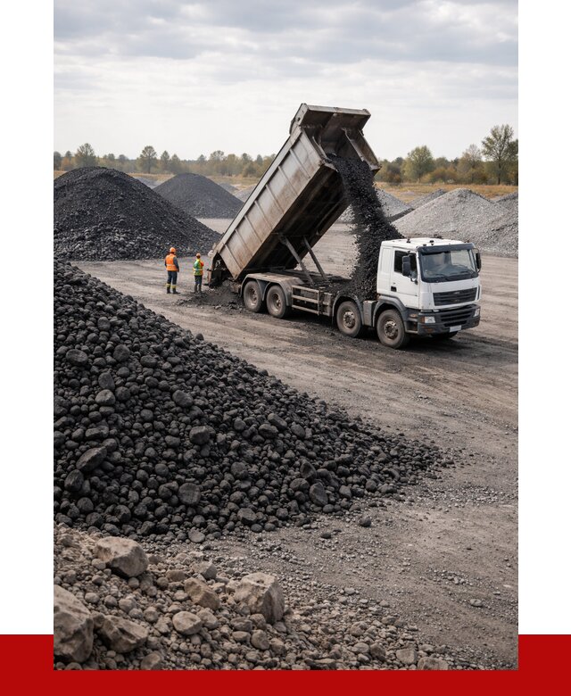 Купить уголь с доставкой в Слободской от 6389 р. оптом | ПРОНЕРУДСлб