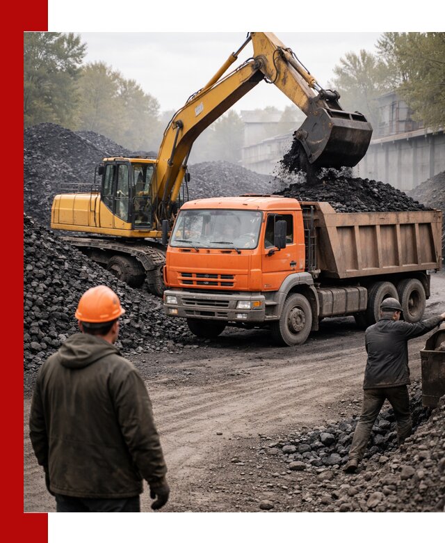 Доставка угля автотранспортом в Слободской быстро и выгодно