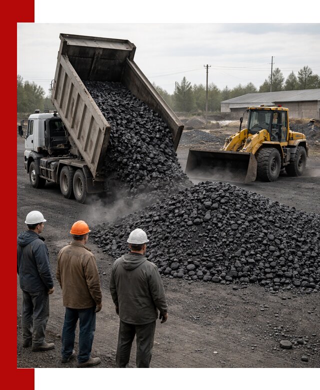 Доставка угля антрацита в Слободской с самосвалами и погрузкой