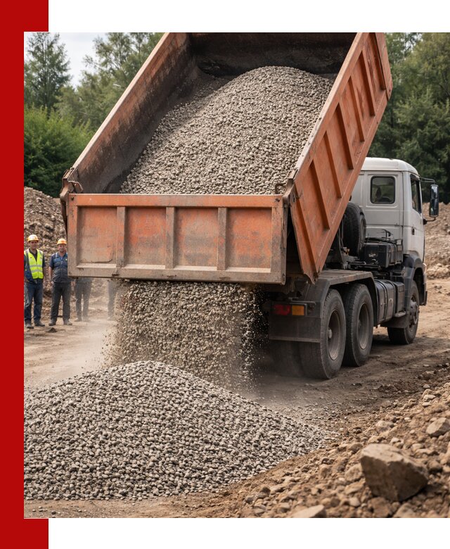 Доставка сыпучих материалов самосвалом в Слободской быстро и надежно