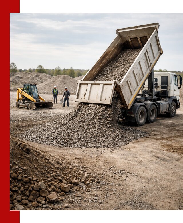 Доставка самосвалом 25 м³ в Слободской быстро и надежно