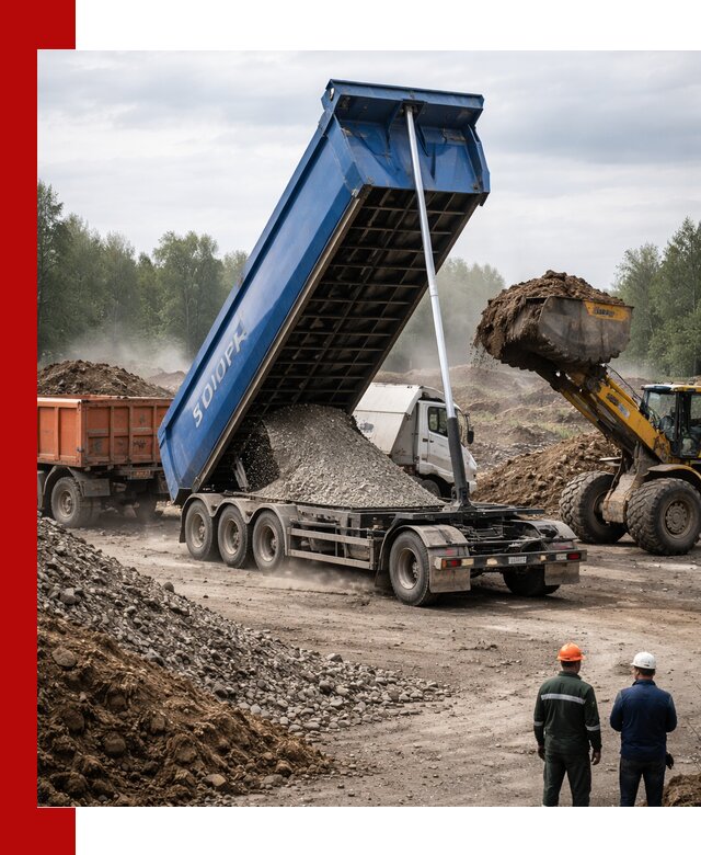 Аренда тонар 40 тонн в Слободской с доставкой материалов