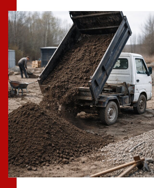 Аренда минисамосвала в Слободской для доставки сыпучих материалов