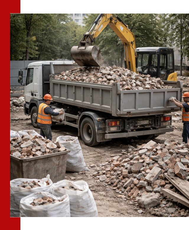 Вывоз строительного мусора в Слободской с самосвалами и контейнерами