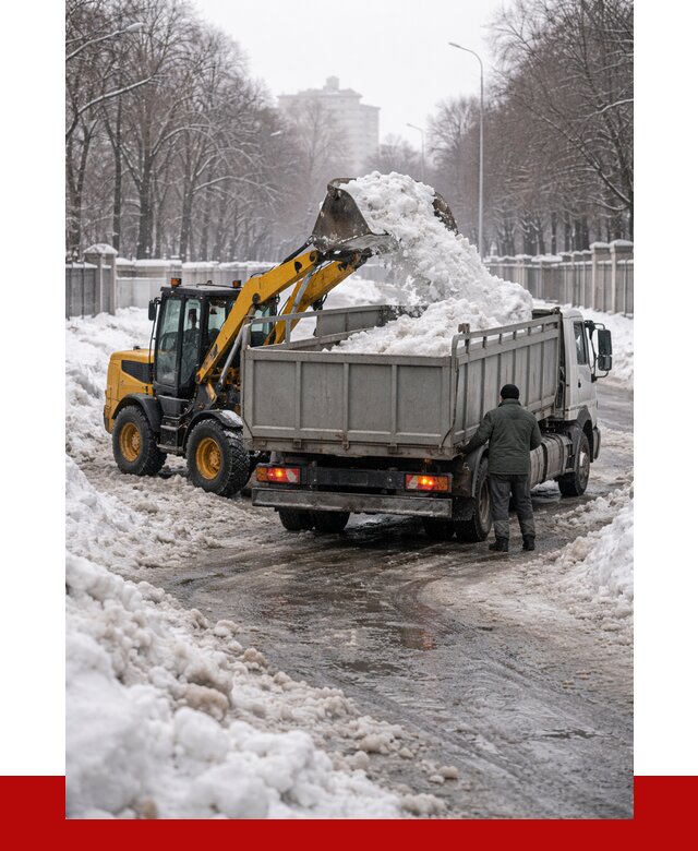 Вывоз снега с погрузкой в Слободской от 3607 р. ПРОНЕРУДСлб