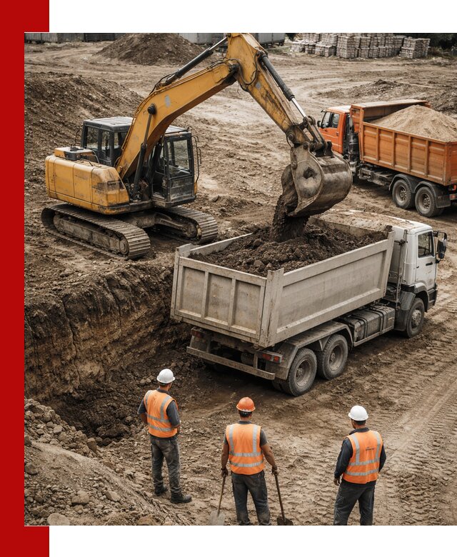 Разработка грунта для строительства и благоустройства в Слободской