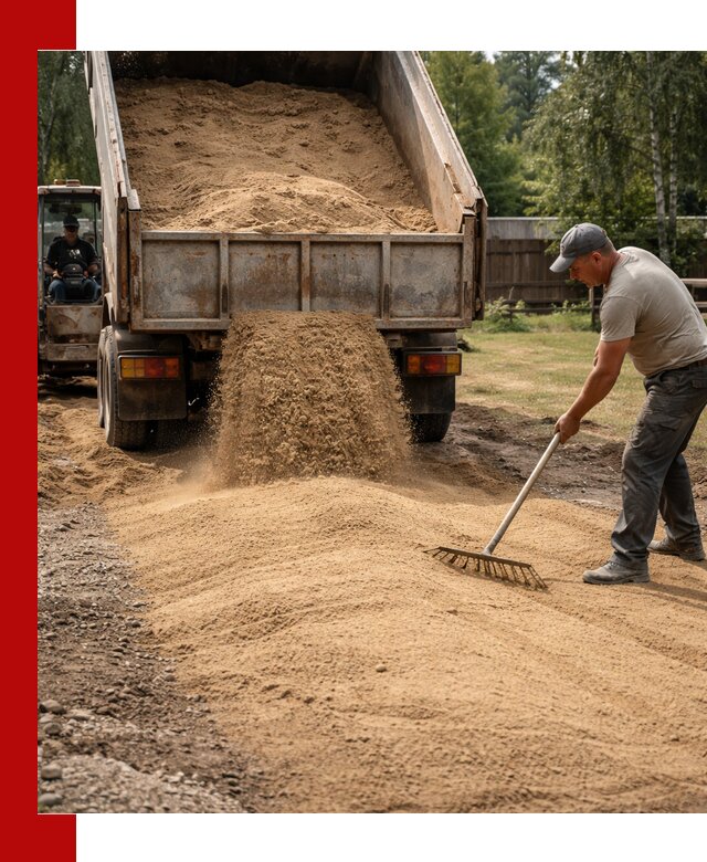 Отсыпка участка песком в Слободской быстро и качественно