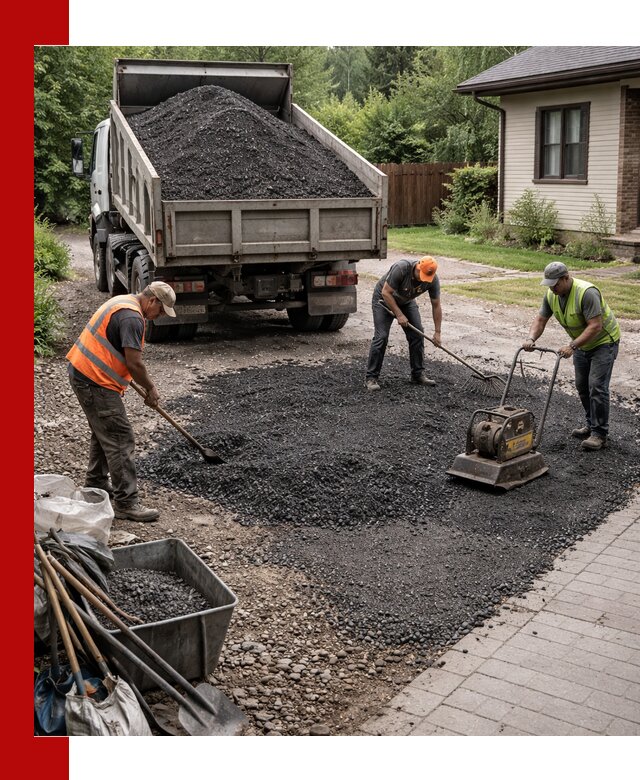 Асфальтовая крошка для двора с доставкой в Слободской